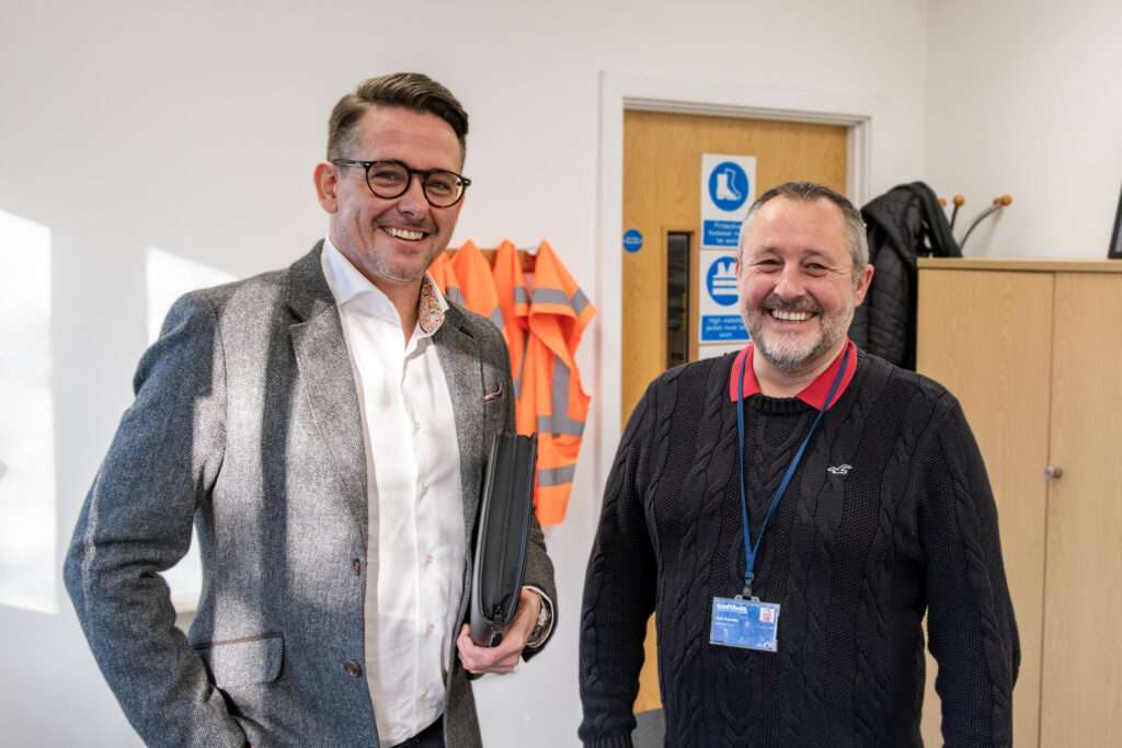 Andy Parke with Neil Hornsby
